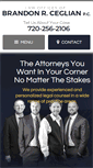 Mobile Screenshot of ceglianlaw.com